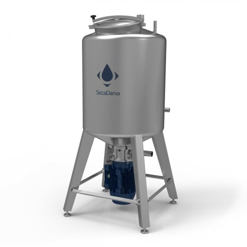 A modular range of mixing systems with the high shear device shearmaster integrated in the bottom of the tank. For batch or inline set up. Standard tank sizes from 100 l  to 5000 l for a wide range of products and viscosities.