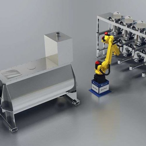 A robotic solution for micro ingredients recipes preparation.