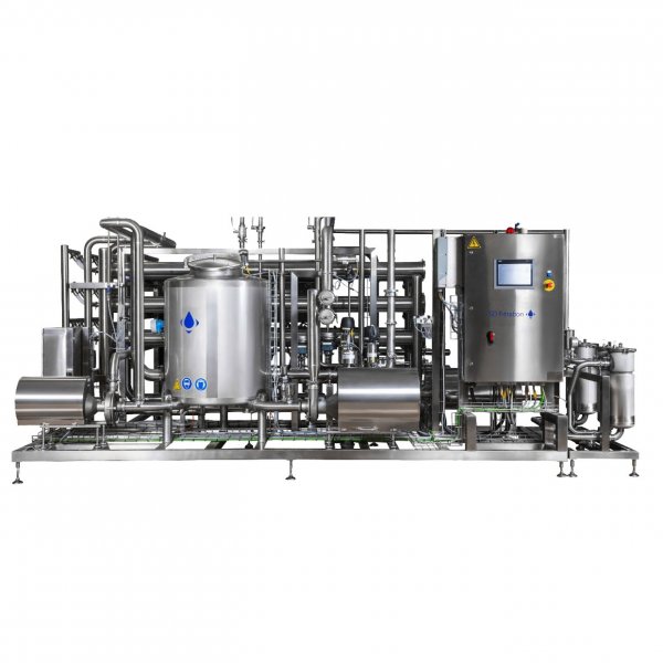 Complete cross-flow membrane filtrations systems based on spiral wound membranes or when required also plate and frame, ceramic membranes or a combination of different membrane types can be applied to give the best economic solution.